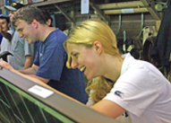 students working on a project